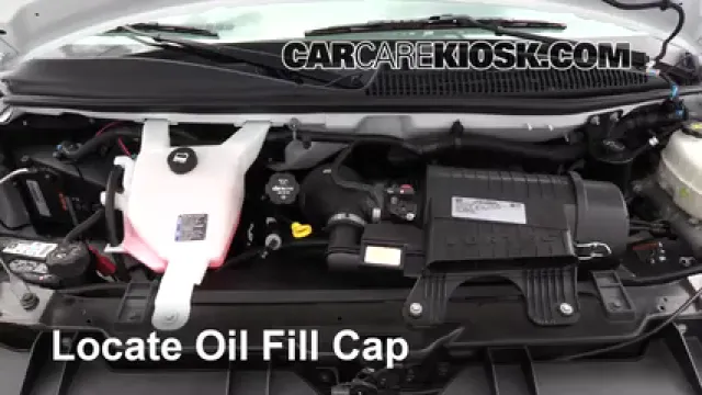 2017 Chevrolet Express 2500 4.8L V8 FlexFuel Extended Cargo Van Oil Add Oil
